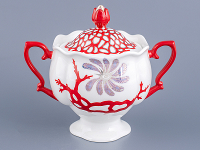 Сахарница форма Наташа, рисунок Сокровища моря арт. 80.60823.00.1