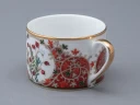Чашка с блюдцем 250 мл в подарочной упаковке форма Соло рисунок Клюква заповедная, арт. 81.34280.00.1, 