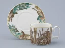 Чашка с блюдцем в подарочной упаковке, форма Охотничий, рисунок Триумф Victoria, арт. 81.32470.00.1, 