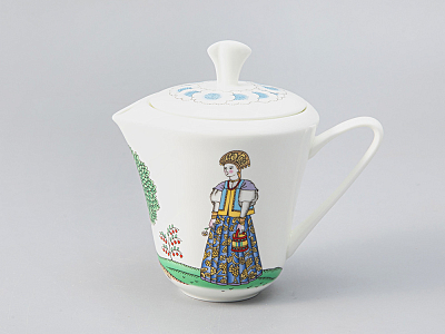 Сервиз чайный форма Сад рисунок Русские сказки, 6 персон 15 предметов, арт. 81.28417.00.1