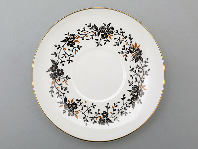 Сервиз чайный Волна Тонкие веточки, 6 персон 20 предметов, арт. 81.20897.00.1