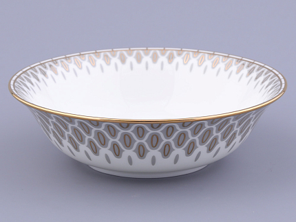 Салатник 190 мм форма Премиум рисунок Саламандра Грей арт 80.44704.00.1