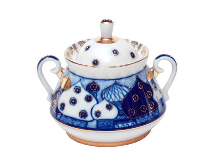 Сахарница форма Лучистая рисунок Перезвоны арт. 80.01804.00.1, 