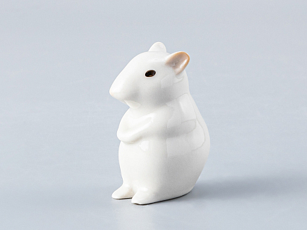 Скульптура форма Мышь малютка рисунок Альбинос арт. 82.61107.00.1