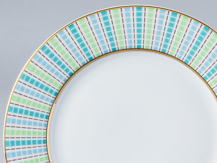 Тарелка мелкая 215 мм форма Европейская-2 рисунок Дублин арт. 80.9773100.1, 