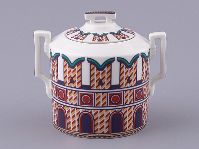 Сервиз чайный на 6 персон 20 предметов, форма Гербовая, рисунок Великая Русь, арт. 81.31998.00.1