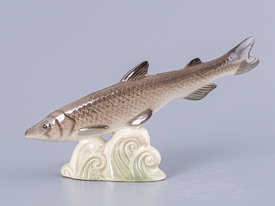 Скульптура Невская корюшка Зеленая волна, арт. 82.50076.00.1