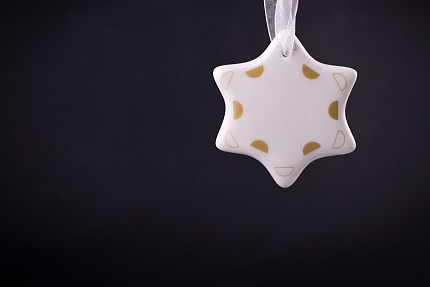 Елочная игрушка Звездочка, Луна-парк, арт 60.16090.00.1