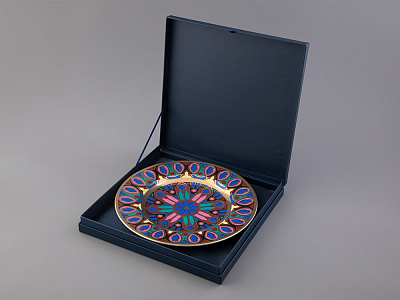 Тарелка декоративная 270 мм Европейская, в подарочной упаковке, рисунок Готическая 11 арт. 81.25631.00.1