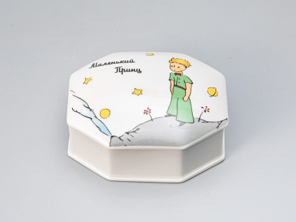 Туалетная коробочка форма Граненая, рисунок Принц на планете, арт 80.82814.00.1, 