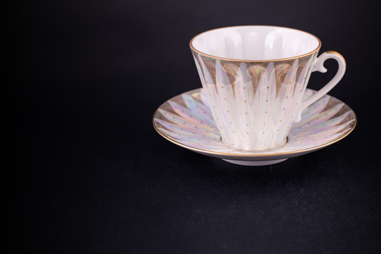 Чашка с блюдцем Дюймовочка, форма Лучистая, арт 70.02735.00.1, 