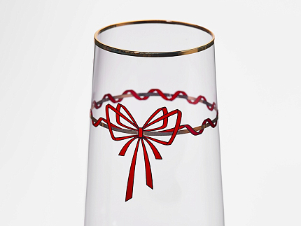 Набор из 2-х бокалов для шампанского 250 мл, в подарочной упаковке, рисунок Календа арт 14.11465.07