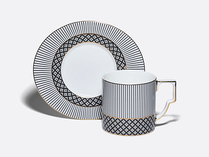 Чашка с блюдцем 440 мл, форма Элегия, рисунок Elegant, арт. 81.34915.00.1