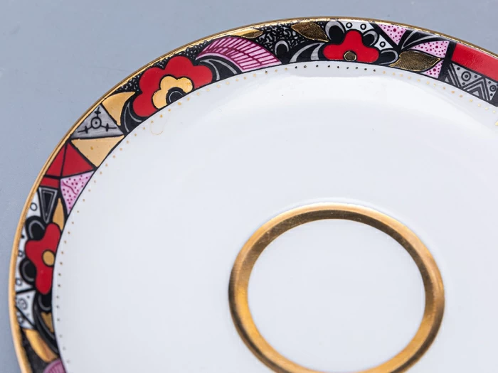 Чашка с блюдцем чайная 250 мл форма Весенняя рисунок Красный конь арт. 81.15308.00.1, 