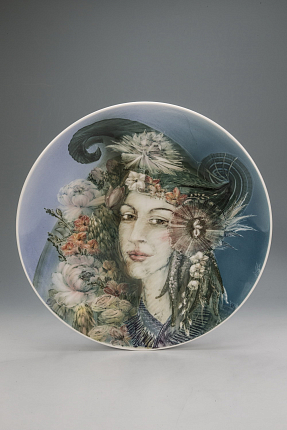 Блюдо декоративное 450 Круглая Лето. Alisan. Из серии Времена года арт. 40.00751.00.1