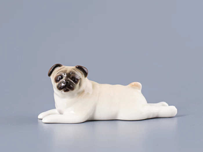 Скульптура Мопс лежащий арт. 82.79496.00.1, 