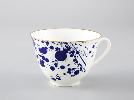 Чашка с блюдцем чайная форма Весенняя рисунок Splash арт. 81.29650.00.1, 