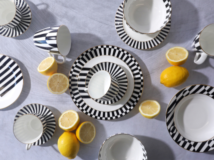 Салатник 160 мм форма Восточная рисунок Да и нет Черный арт. 80.45836.00.1, 