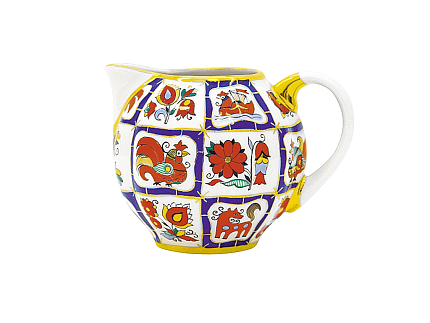Сливочник  205 мл.,  форма Тюльпан,  рисунок Русский лубок арт. 80.00251.00.1