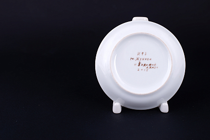 Тарелка декоративная Золотой джаз, на форме Европейская, арт 60.09099.00.1