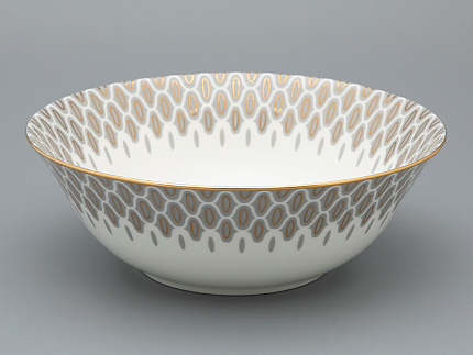 Салатник 240 мм форма, рисунок Саламандра Грей, арт 80.04752.00.1