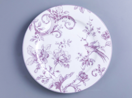 Тарелка мелкая 215 мм форма Европейская рисунок Monplaisir Violet, арт. 80.37452.00.5, 