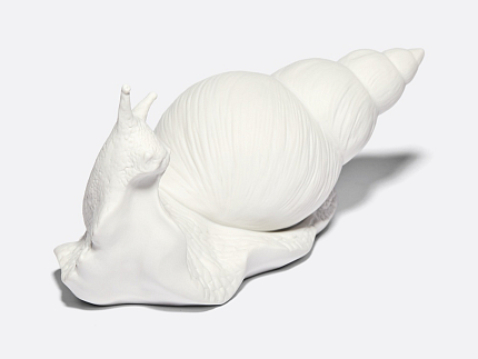 Скульптура форма Ахатина гигантская Белый бисквит арт. 82.09511.00.1