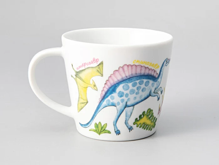 Подарочный набор трехпредметный комплект форма Карат рисунок Динозаврики арт. 81.30530.00.1, 