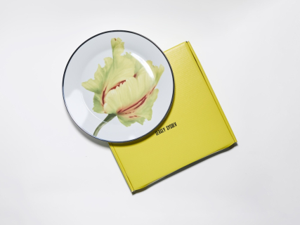 Тарелка плоская 200 мм, в подарочной упаковке, форма Юлиана, рисунок Волшебный сад II, арт. 81.34196.00.1, 