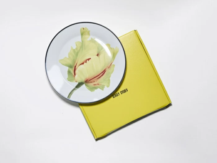 Тарелка плоская 200 мм, в подарочной упаковке, форма Юлиана, рисунок Волшебный сад II, арт. 81.34196.00.1, 