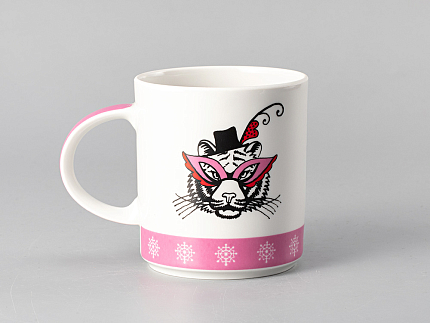 Кружка форма Стандарт рисунок Карнавал в розовом, арт. 80.37968.00.1