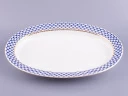 Блюдо овальное Молодежная Кобальтовая сетка 350 мм арт. 80.07111.00.1, 