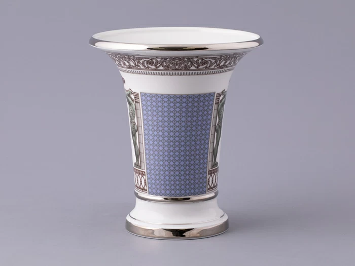 Ваза форма Ампирная рисунок Серебряный город, арт. 80.47619.00.1, 