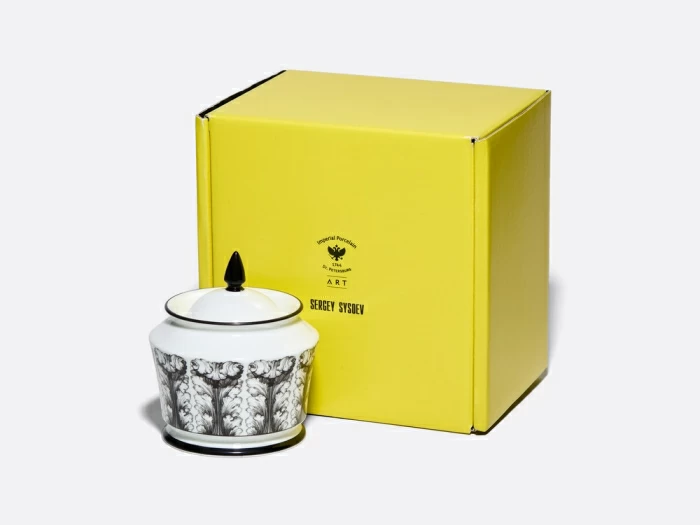 Подарочный набор сахарница форма Юлия рисунок Сысоев. Волшебный сад арт. 81.30908.00.1, 