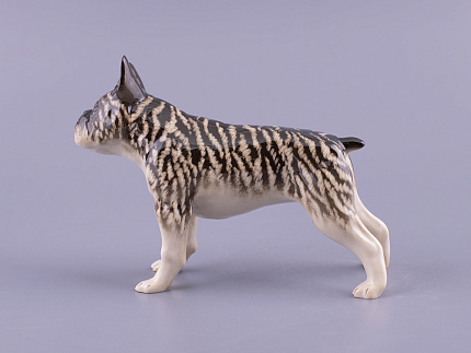 Скульптура Серый Французский бульдог арт. 82.89346.00.1