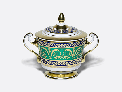 Сахарница форма Александрия рисунок Золотой 52 арт. 80.64723.00.1