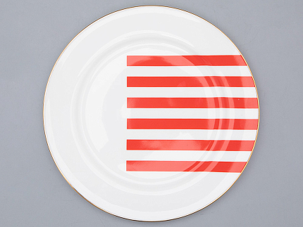 Тарелка плоская 200 мм Стандартная-2 рисунок Да и нет Красный арт. 80.44739.00.1