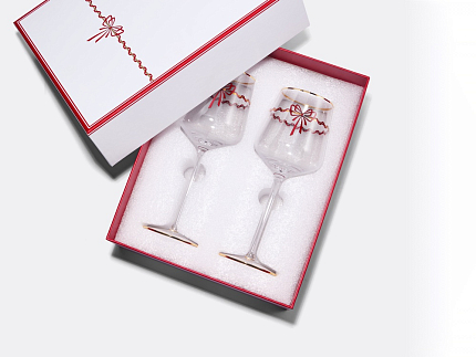 Набор из 2-х бокалов для вина 470 мл, в подарочной упаковке, рисунок Календа, арт 14.11461.07