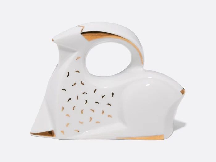 Скульптура малый размер Коза, рисунок Золотая коза арт. 82.50489.00.1, 