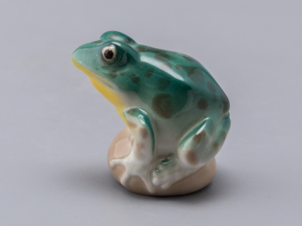 Скульптура Лягушка прудовая бирюзовая арт. 82.63685.00.1, 