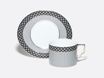 Чашка с блюдцем чайная 260 мл, форма Элегия, рисунок Elegant, арт. 81.34729.00.1, 