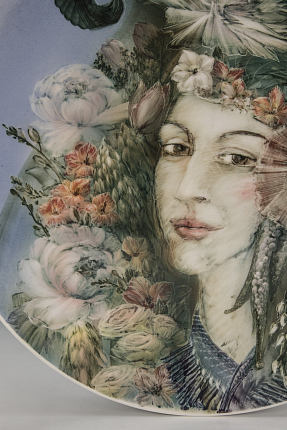 Блюдо декоративное 450 Круглая Лето. Alisan. Из серии Времена года арт. 40.00751.00.1