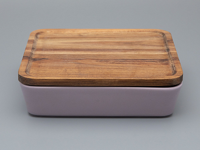 Набор для запекания (2 предмета) форма Стандартная, рисунок Monplaisir Violet, арт 42.00059.00.1