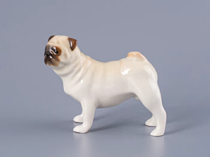 Скульптура Мопс стоящий Арчи арт. 82.80300.00.1, 