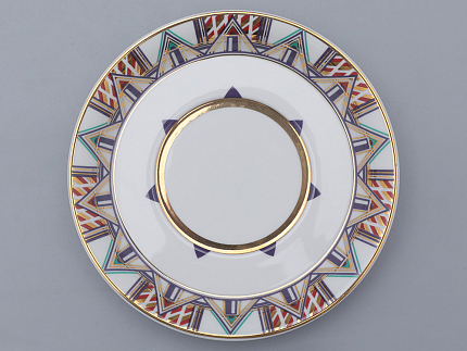 Чашка с блюдцем чайная, форма Гербовая, рисунок Великая Русь 1, арт. 81.31999.00.1