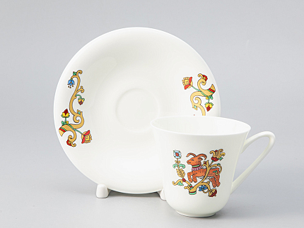 Сервиз чайный форма Сад рисунок Русские сказки, 6 персон 15 предметов, арт. 81.28417.00.1