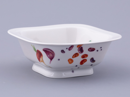 Салатник форма Молодежная однопорционный квадратный рисунок Мамина Дача, арт. 80.48021.00.1, 