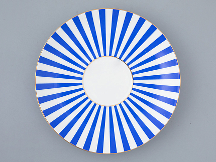 Чашка с блюдцем чайная форма Ландыш рисунок Да и нет Лазурный, арт. 81.32280.00.1