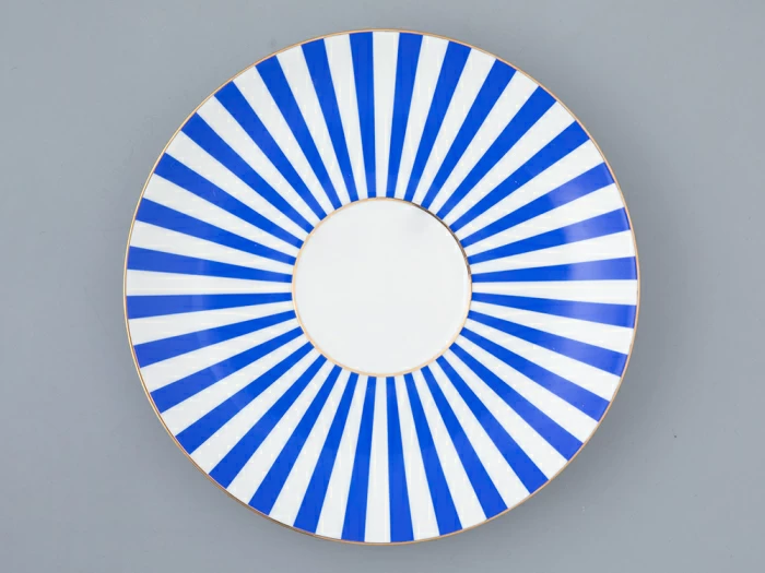 Чашка с блюдцем чайная форма Ландыш рисунок Да и нет Лазурный, арт. 81.32280.00.1, 