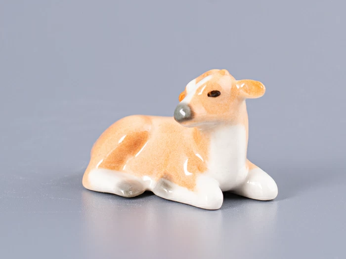 Скульптура форма Бычок-малыш рисунок Рыжий арт. 82.63993.00.1, 